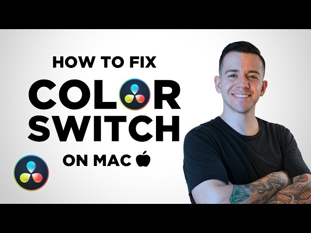 How to Fix Color Switching When Exporting - Davinci Resolve (Mac only)