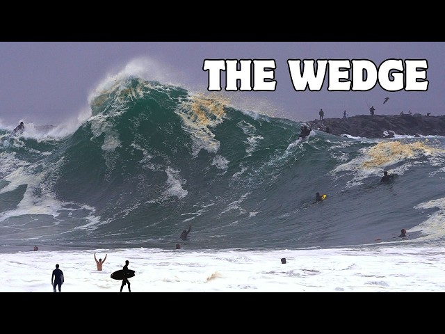 THE WEDGE | MASSIVE WAVES | HIGHLIGHTS | Newport Beach, California