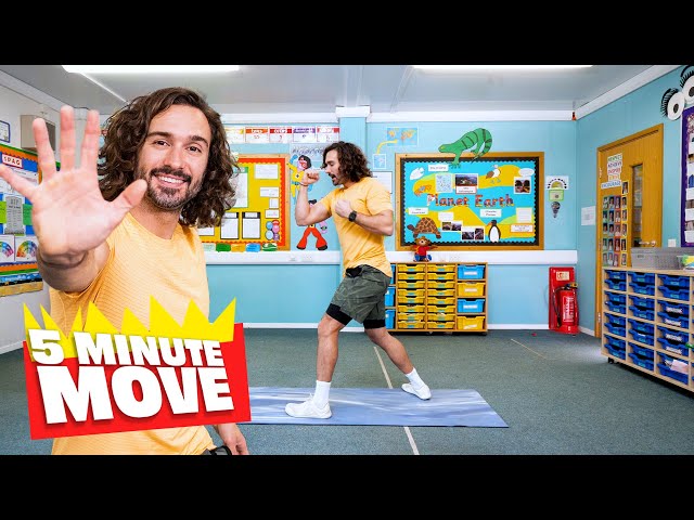 5 Minute Move Kids fun Workout | The Body Coach TV