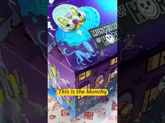 Jack in the Box Munchie Meal of Horror in hand!