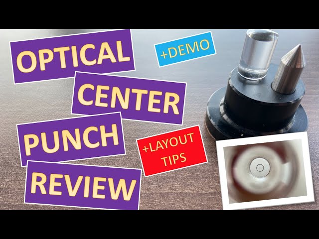 Optical Punch - Improve Accuracy of Drilled Holes with this Tool! Precision Engineering!