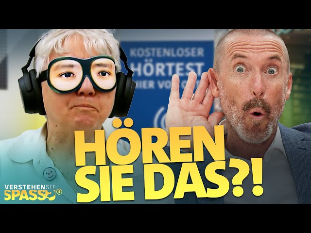 Extrem unangenehm: Harmlosen Hörtest wird zur Blamage  | Verstehen Sie Spaß?
