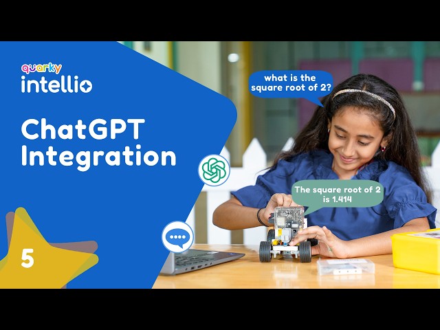 Ep05: Build an AI Desk Companion with Quarky Intellio | ChatGPT Integration | PictoBlox