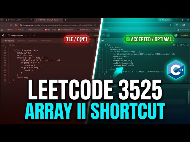 PROBLEM OF THE DAY LEETCODE 3525. Find X Value of Array II WITH C++ @niketraj8