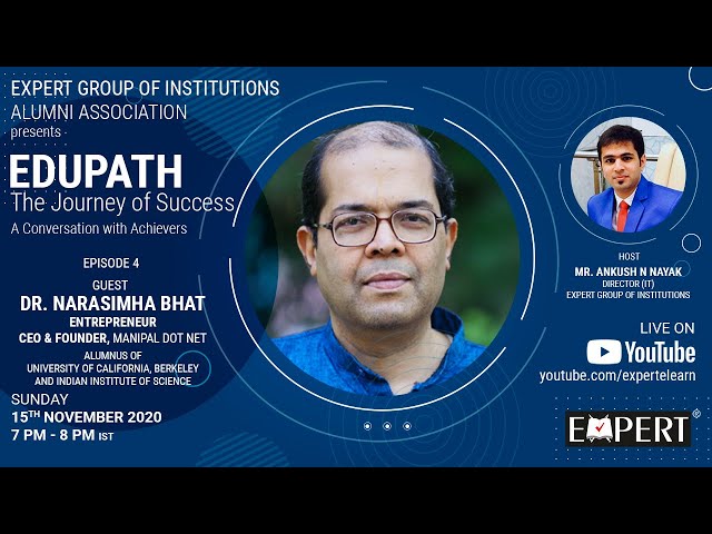 Dr. Narasimha Bhat @ EDUPATH - The Journey of Success - Episode 4