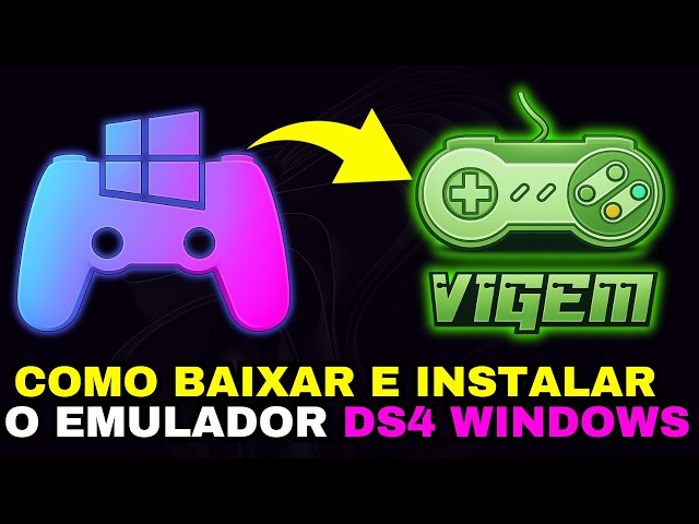 COMO INSTALAR O DS4Windows CORRETAMENTE e USAR O CONTROLE DO PS4 E PS5 NO PC!!!