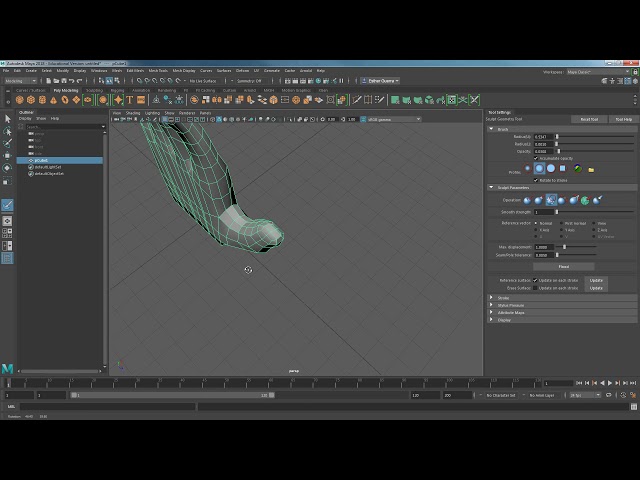 Maya Tutorials- Low Poly Hand Pt. 3