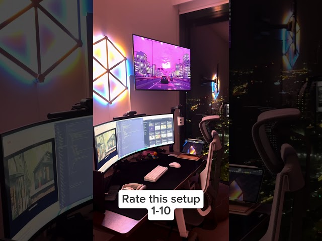 What do you think of this setup ? 🥷 #programming #coding #tutorials #streamer #setup