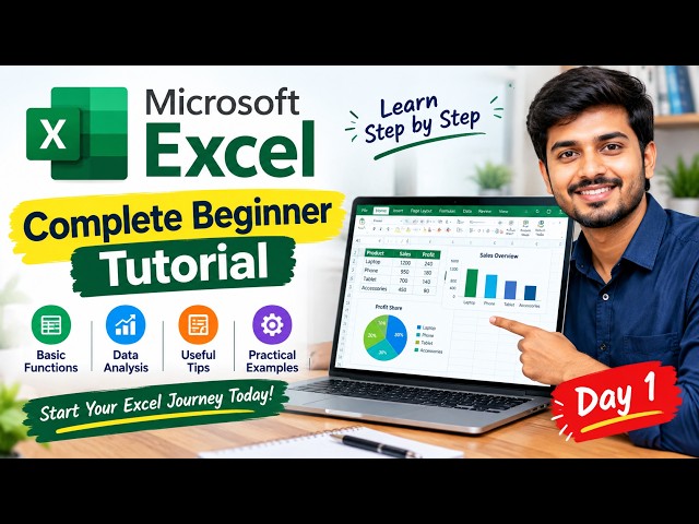 Microsoft Excel for Beginners | Complete Introduction & Basics