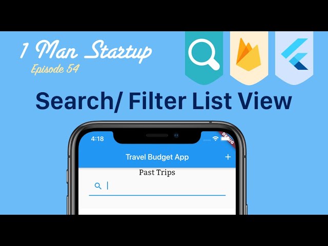(Ep 54) Search List View With Flutter & Firestore