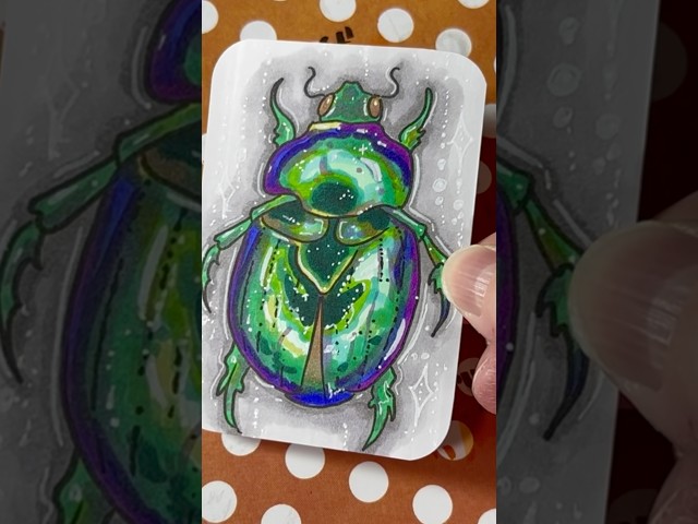 drawing 100 spooky art cards π 55