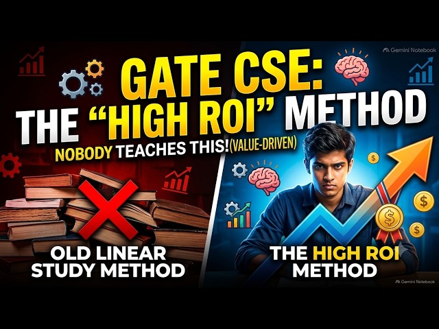 GATE CSE Syllabus Strategy: The "High ROI" Method Nobody Teaches (Value-driven)