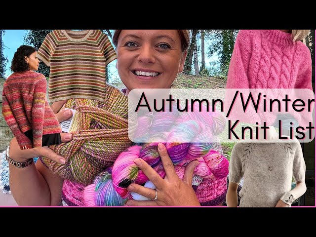 Fall/Autumn & Winter Knitting & Crochet Plans 2026 🍂 10 Sweaters & 1 Jacket I NEED to Make! 🧶