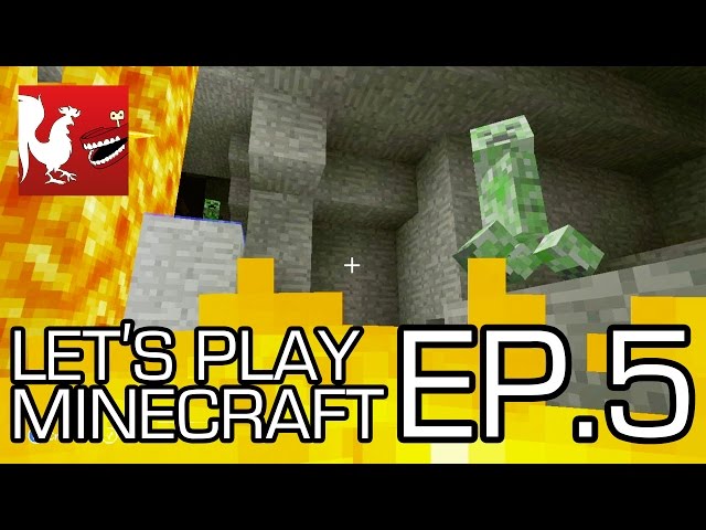 Let's Play Minecraft - Episode 5 - The Hunt for Diamonds | Rooster Teeth