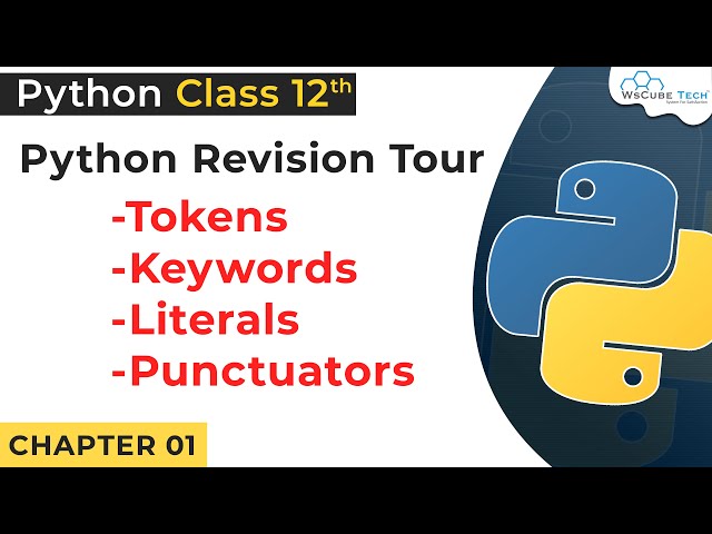 Python Revision Tour 1 | Getting Started With Python Class 12 Computer Science with Python #01