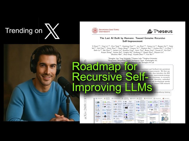 Roadmap for Recursive Self-Improving LLMs