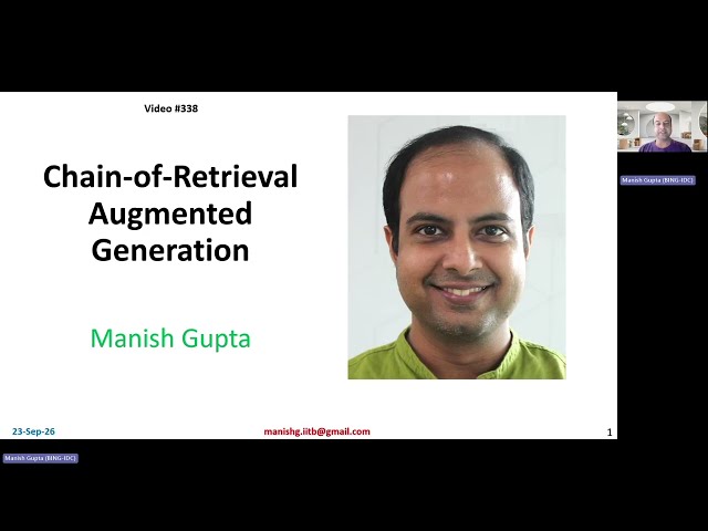 #338 CoRAG: Chain-of-Retrieval Augmented Generation
