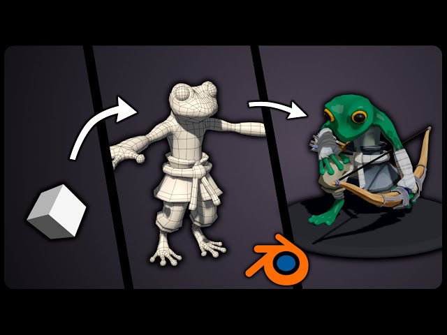 How to Make a 3D Game Character | Blender