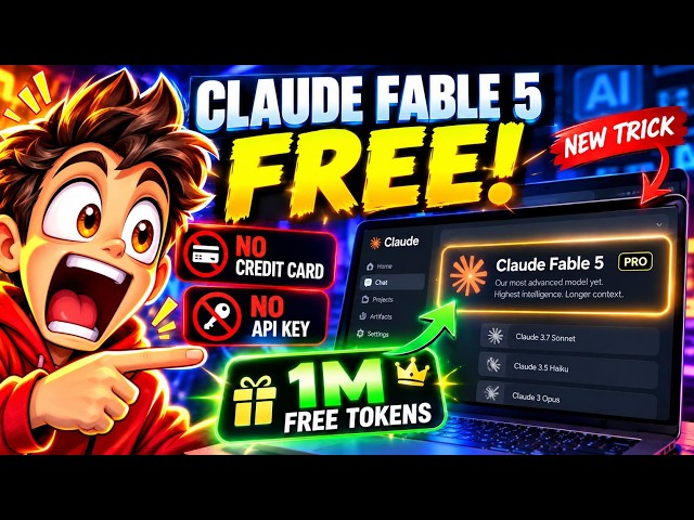 Claude Fable 5.1 FREE – Get 1M Free Tokens🔥[New Method]