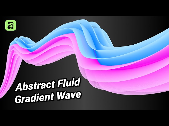 Abstract Fluid Gradient Wave Tutorial in Affinity