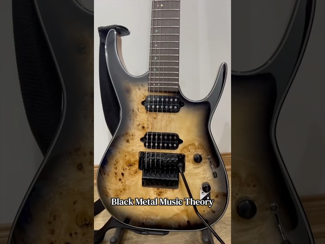 Black Metal Music Theory - Sharp 5th interval #blackmetal #metal #guitar #riff #music