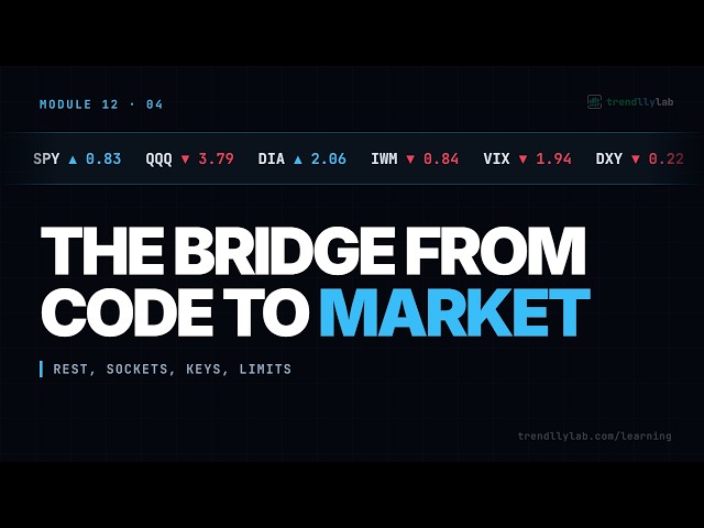 04. Broker APIs and Market Data   How Bots Connect to Markets