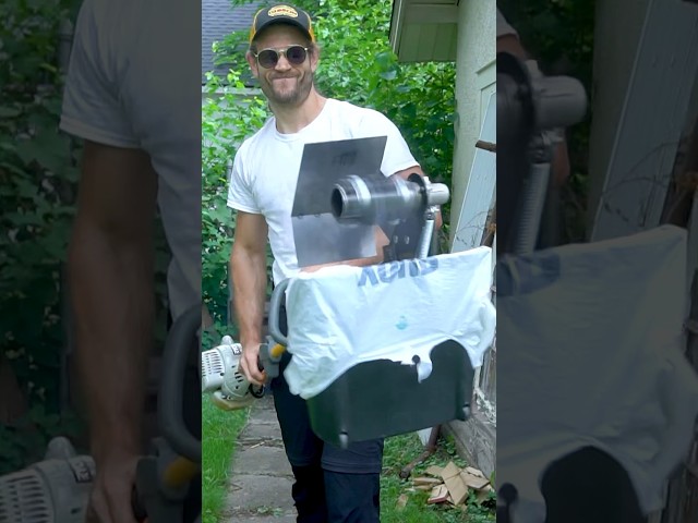 Testing the gas powered pooper scooper