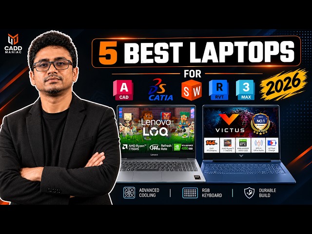 Best Laptops for AutoCAD - Revit - SolidWorks || Best laptops for students at Every Price Range