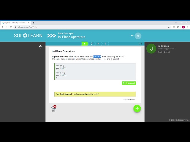 In Place Operators in Python | Coding for Beginners | Learn Python | Day 4 Part 1