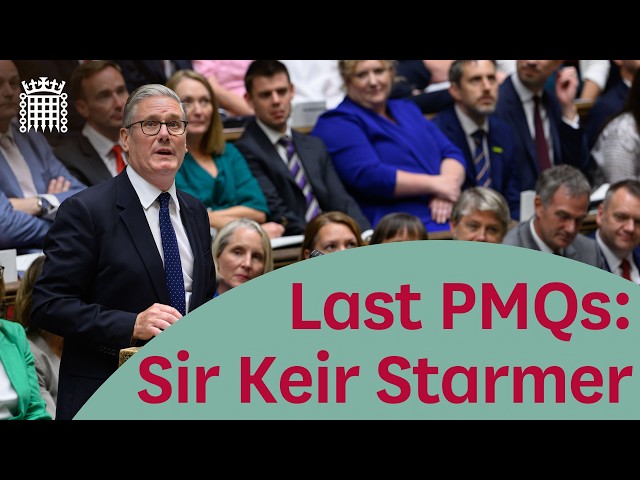Keir Starmer's last Prime Minister's Questions: 15 July 2026