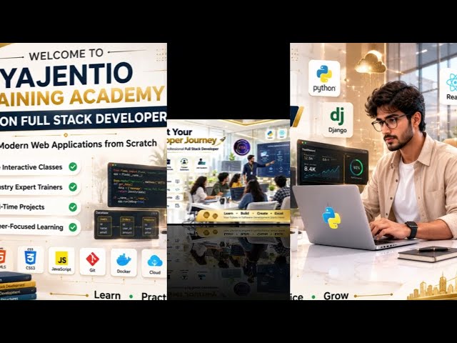 Python Full Stack Developer Course 2026  | Learn Python, Django, React & Build Real Projects