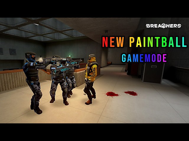 Breachers VR | TRYING THE NEW PAINTBALL GAMEMODE!