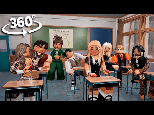First Day at New School: Unexpected Encounter | 360° Roblox VR Story