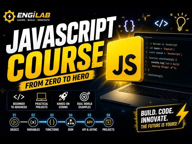 JavaScript Full Course for Beginners (2026) | Learn JavaScript in 10 Minutes