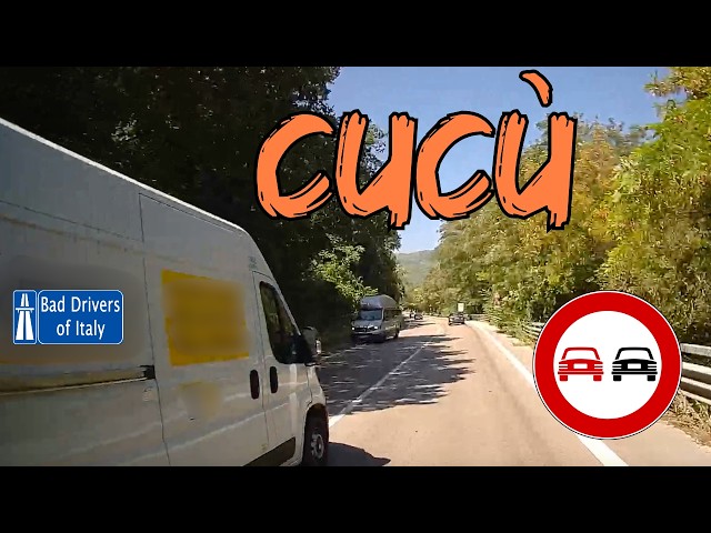 BAD DRIVERS OF ITALY dashcam compilation 9.24 - CUCÙ
