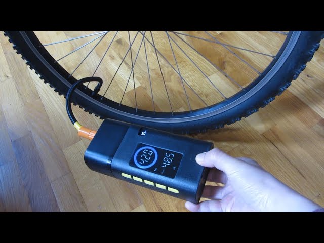 Portable Lithium Tire Inflator | Auto Shut-Off | Car Bike Demo