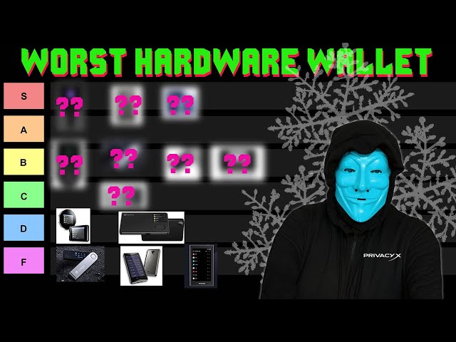 DON'T Buy This Crypto Hardware Wallet! Cryptocurrency Wallet Tier List