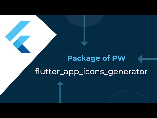 Part 1: Flutter App Icons Generator Package | Generate Basic App Icons