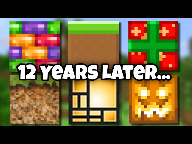 Trying Minecraft's FORGOTTEN Texture Packs in 2026
