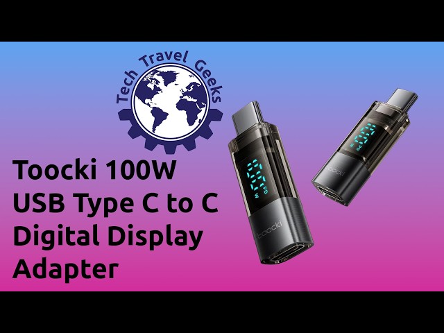 Toocki 100W USB Type C to C Digital Display Adapter #toocki #adapter #display