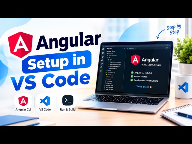 How to install and set up Angular project in VS code