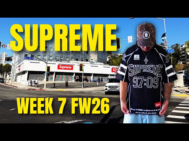 Supreme Week 7 FW26 In-Store Pick-Ups
