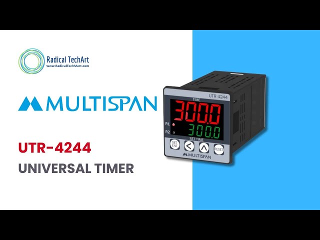 Multispan UTR-4244 Universal Temperature Controller | Wiring & Settings