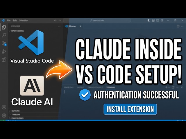 Code Inside VS Code with Claude AI: Quick Setup & Authentication Walkthrough