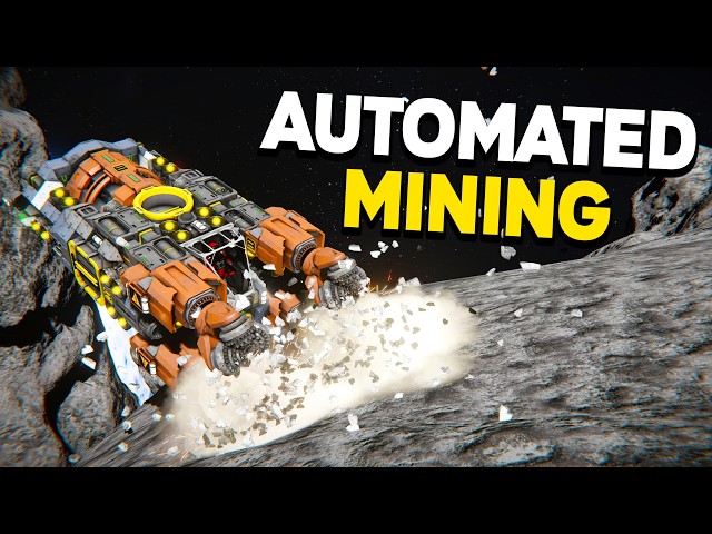 How To Setup Automated Mining In Space Engineers - Tutorial