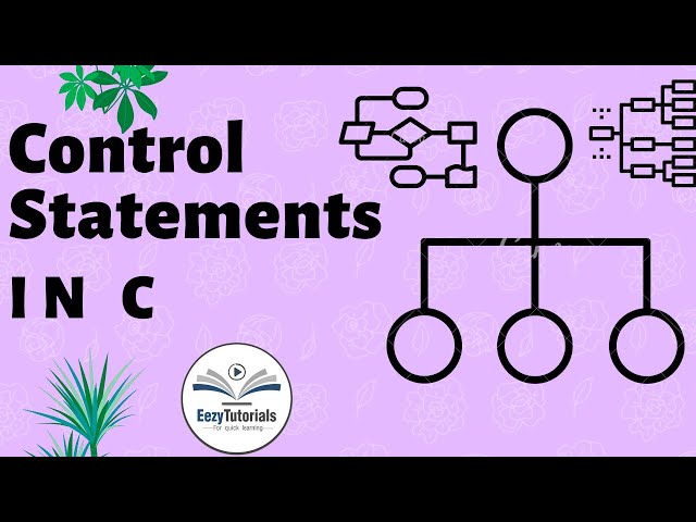 Control statements syntax and usage example - C Programming lecture series