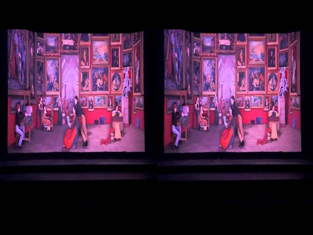 Gallery of The Louvre tableaux at press preview Pageant of the Masters in 3D