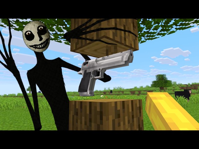 Horror Minecraft, but Drops are Guns