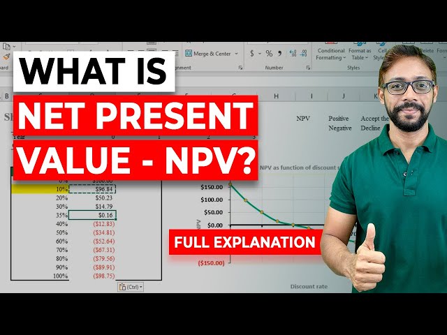 Net Present Value (NPV) - Basics, Formula, Calculations in Excel (Step by Step)