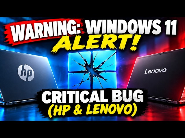 Windows 11 Update BREAKS HP & Lenovo PCs